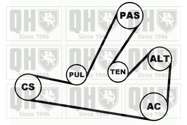 QUINTON HAZELL Moniurahihnasarja QDK59